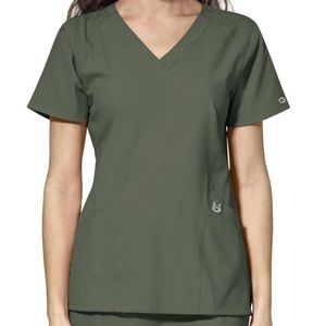 Wonderwink scrub set olive